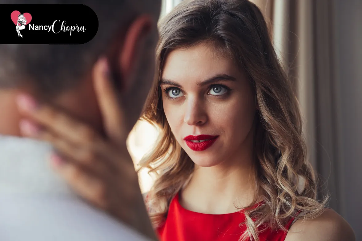 Eye Contact with an Erotic Girl